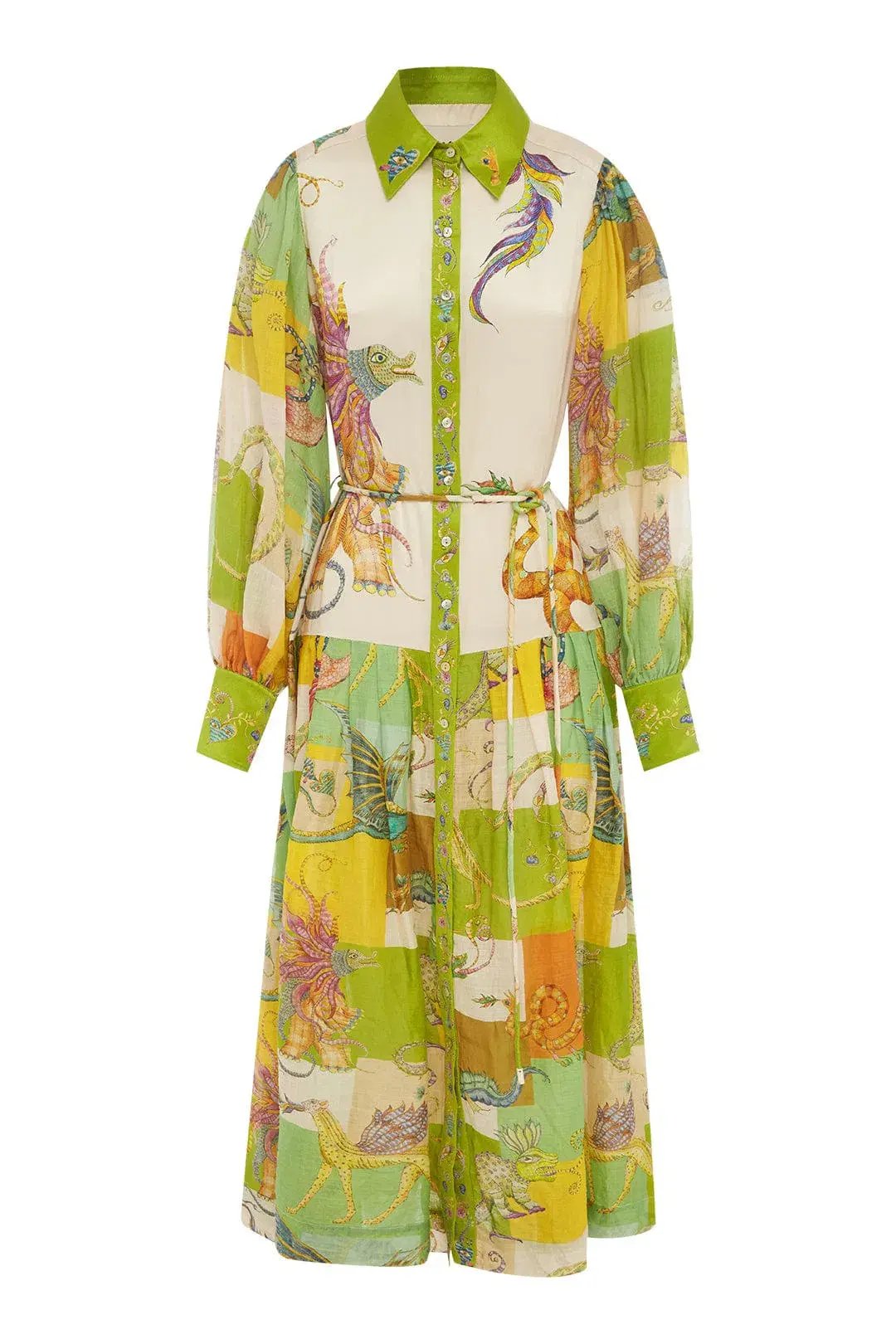 Alemais Jerome Shirtdress Multi Size 12 photo 4
