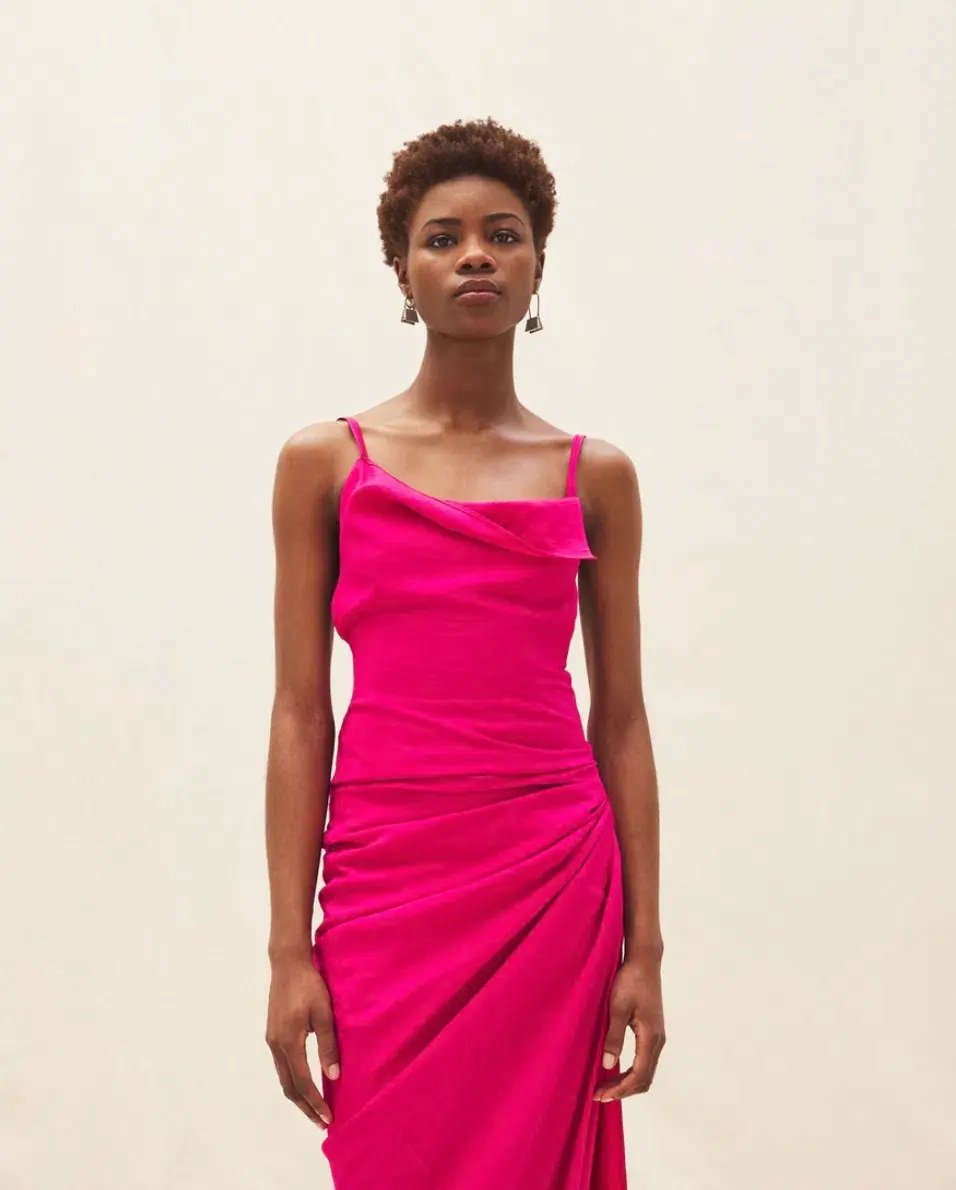 Jacquemus La Robe Saudade Longue Maxi Pink Size AU 4 photo 4