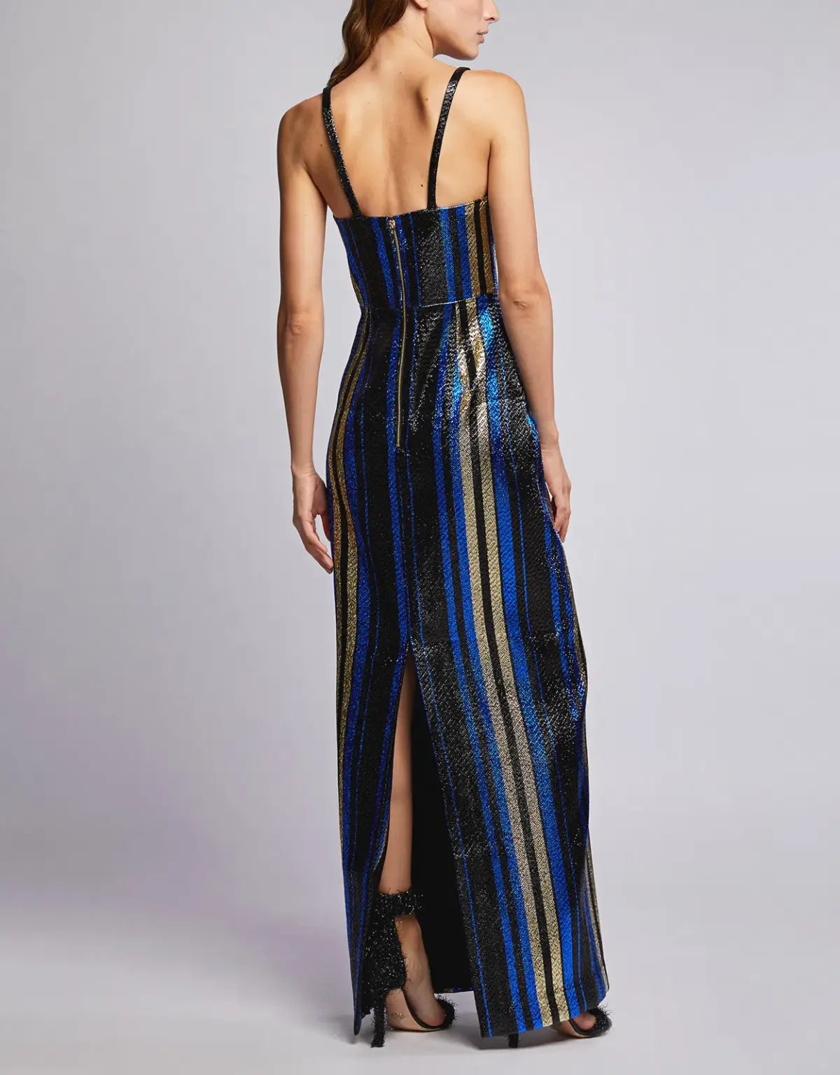 Alice McCall One World Striped Maxi Dress Multi Size 8 photo 3