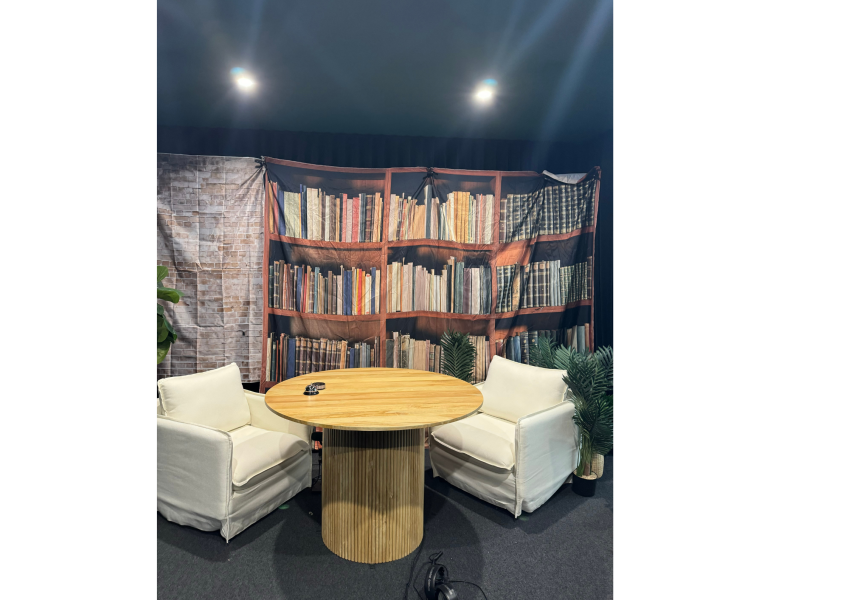 Podcasting studio photo 2