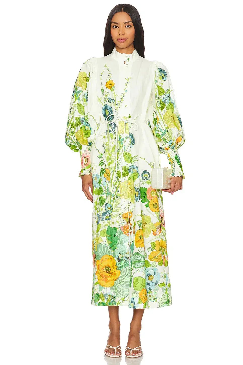 Alemais Zhivago Constance Shirt Dress Floral Size 14 photo 4