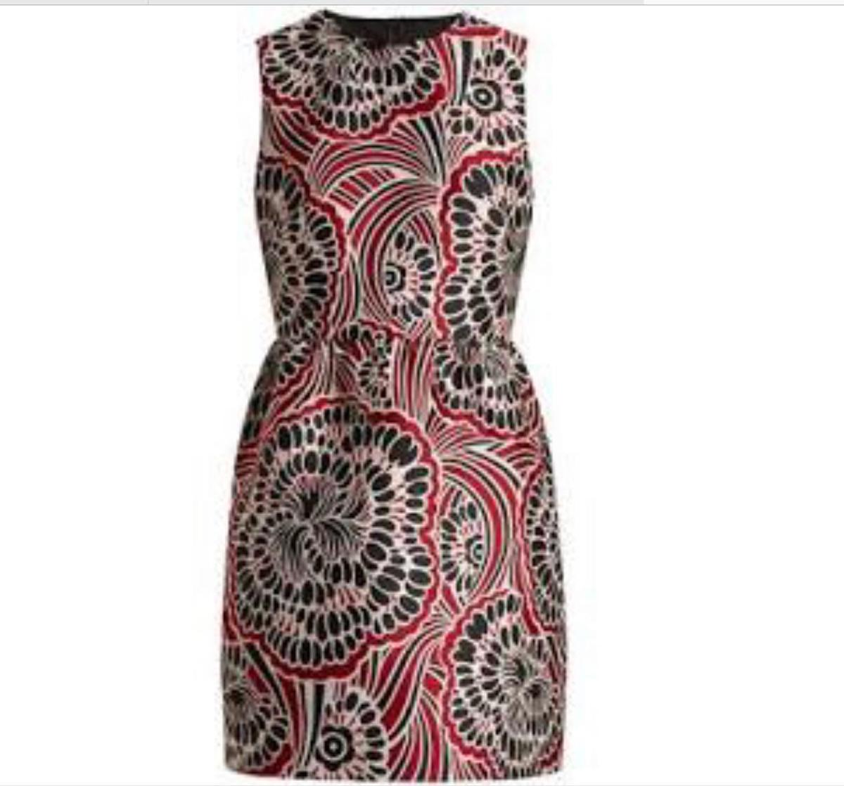RedValentino Bambolina floral-jacquard mini dress Size 14 photo 2