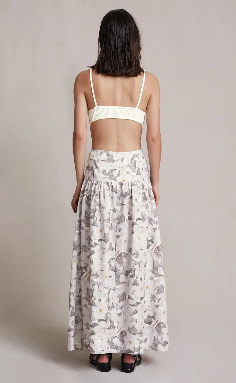 Bec & Bridge Gardenia Linen Maxi Dress Floral Size 8 photo 3