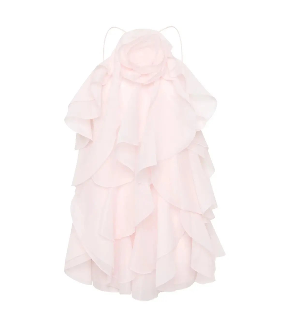 Aje Pandorea Layered Mini Dress Pastel Pink Size AU 6 photo 6