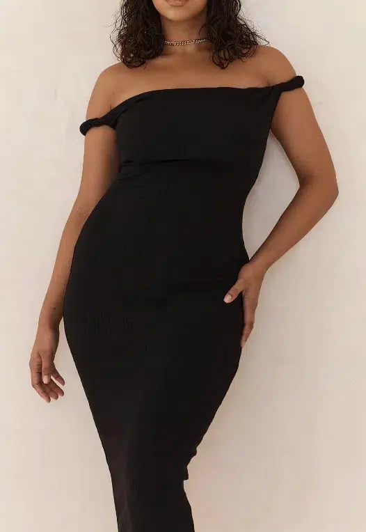 Johansen The Long Poppy Dress Black Size 10 photo 2