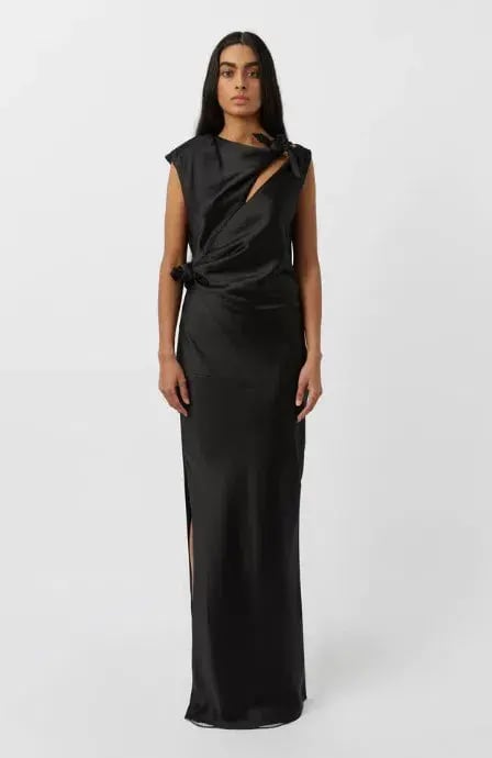 Camilla and Marc Karsten Knot Dress in Black Size 10 photo 2