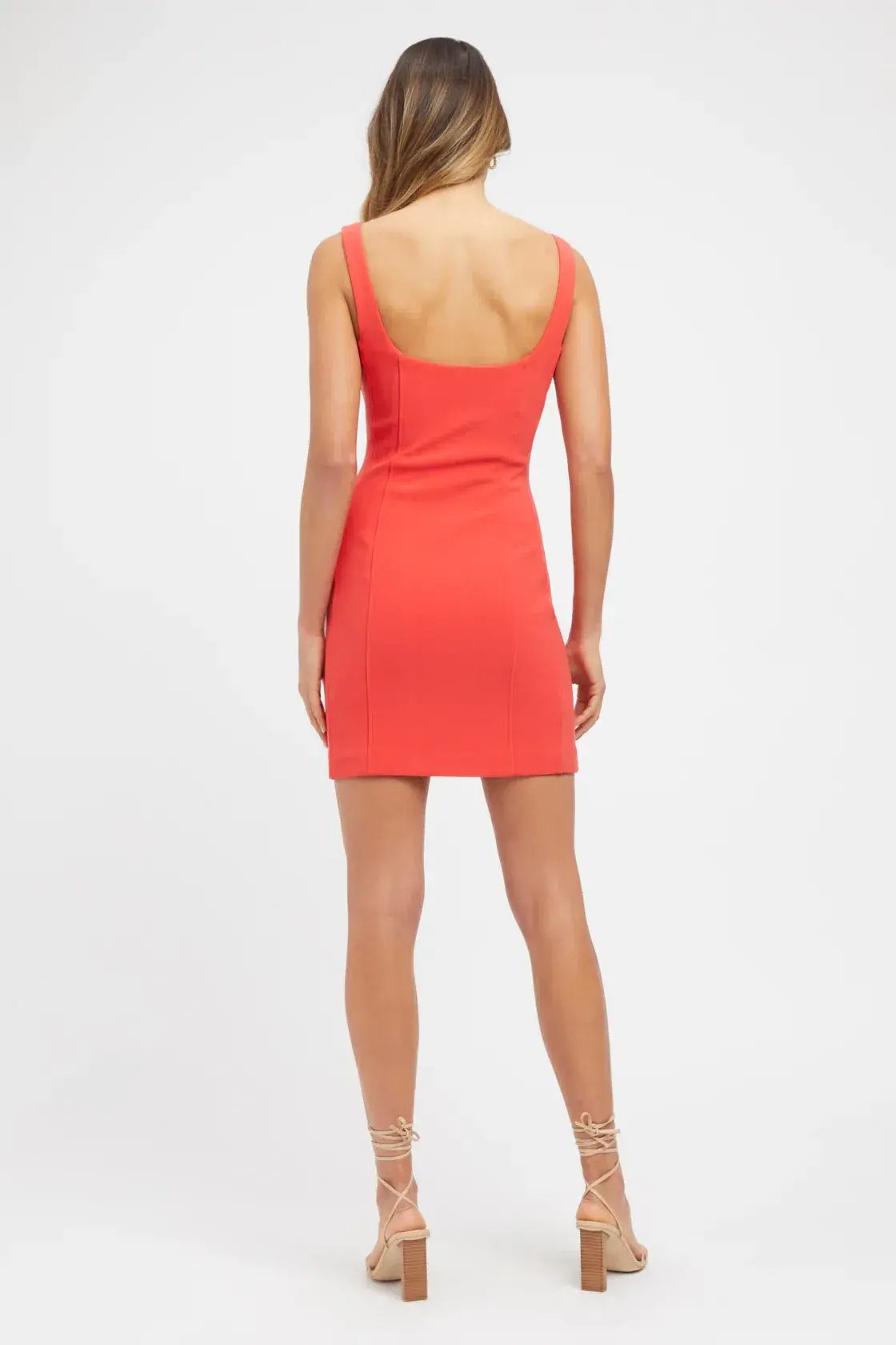 Kookai Stretch Crepe Dress Red Size 6 photo 3