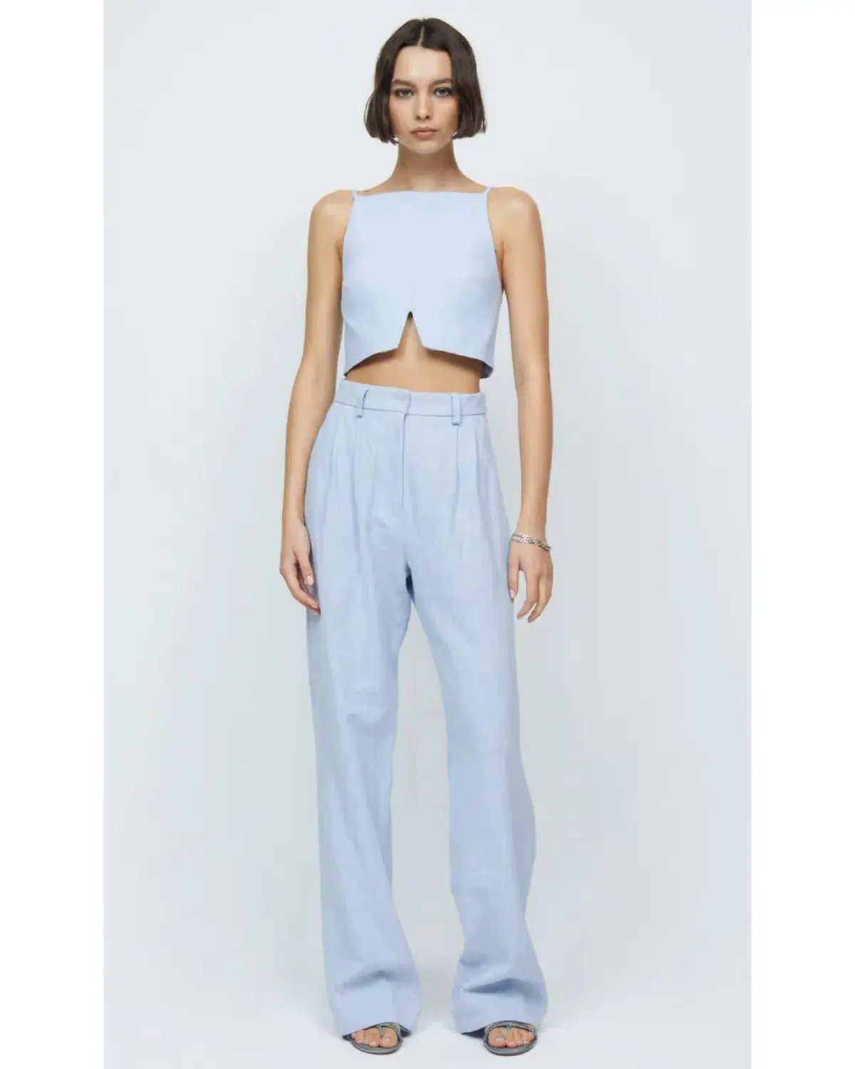 Bec & Bridge Harriet Pants Powder Blue Size AU 8 photo 2