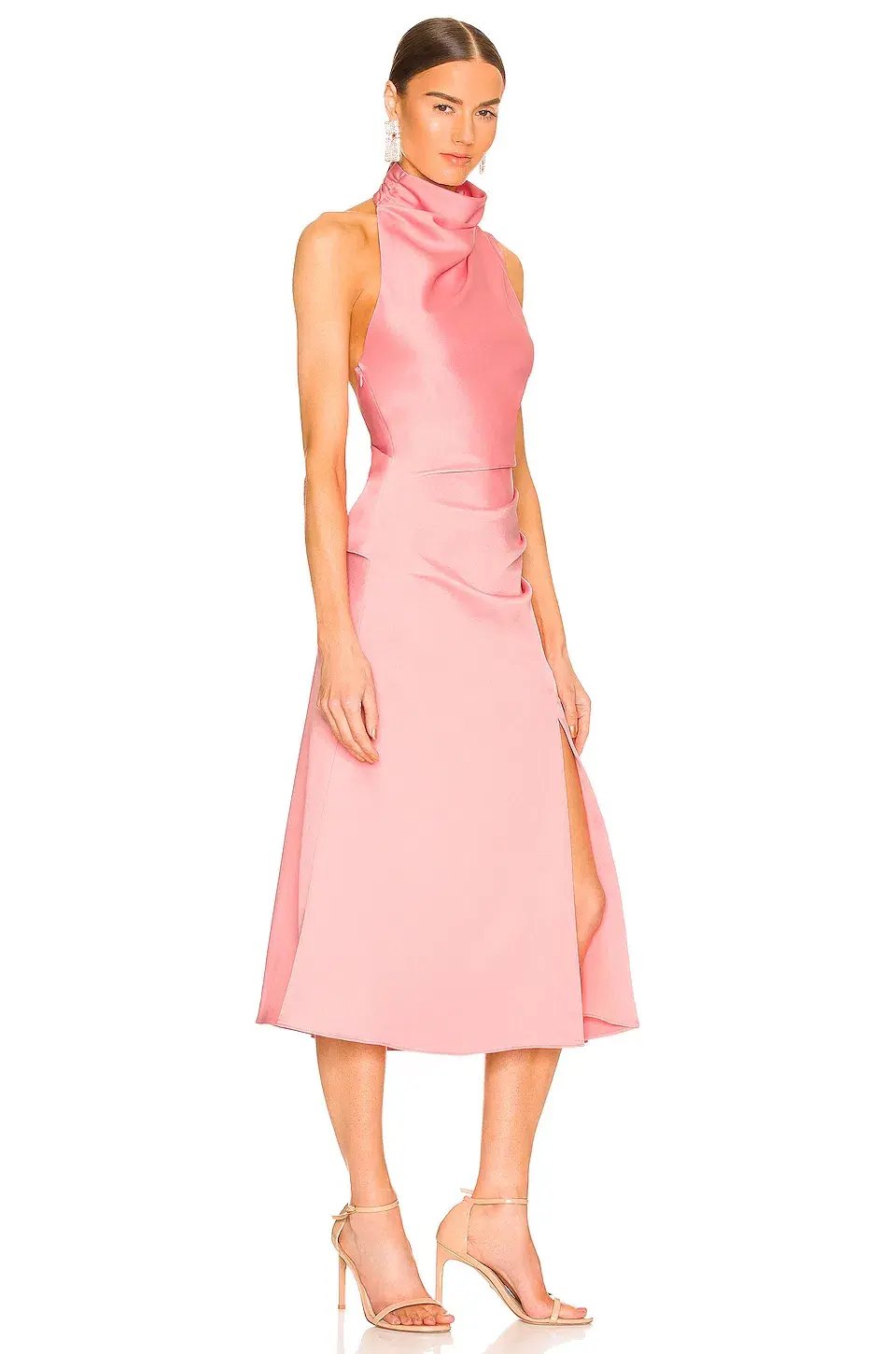 MISHA Robia Midi Dress Pink Size 6/XS photo 6