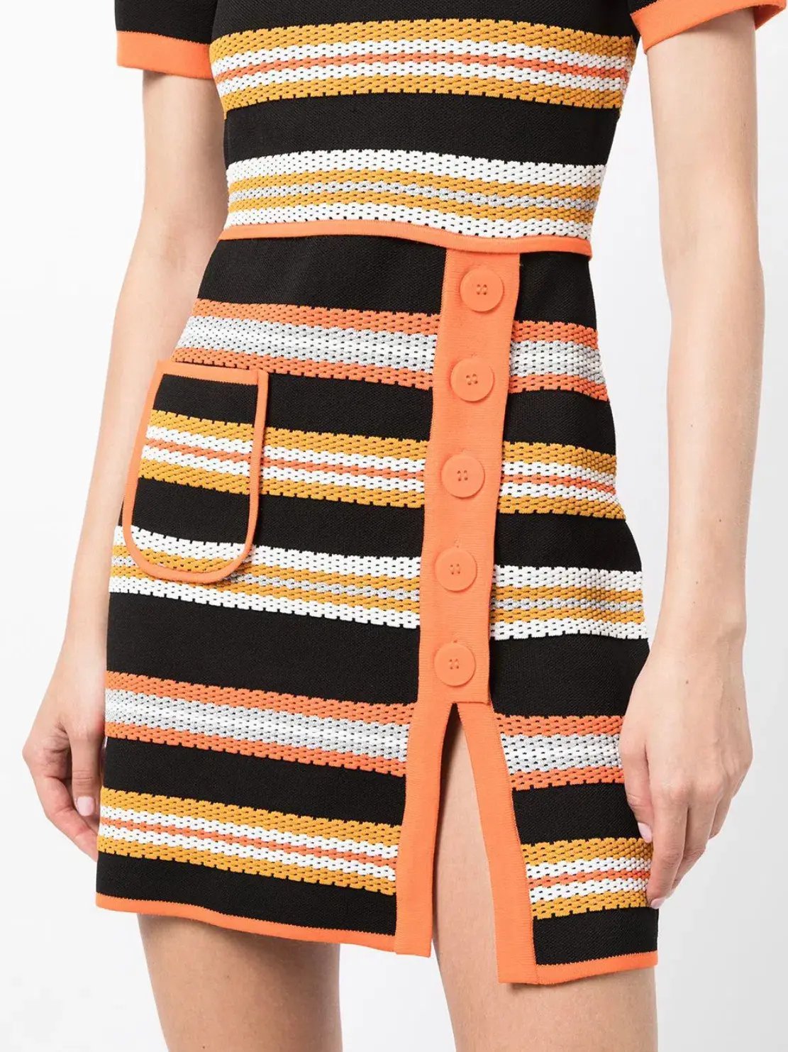 Alice McCall Miley Stripe-Print Knitted Dress Multi-Colored Size AU 8 photo 4