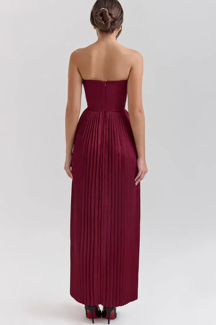 House Of CB Marcella Dress Berry Size S/AU 8 photo 2