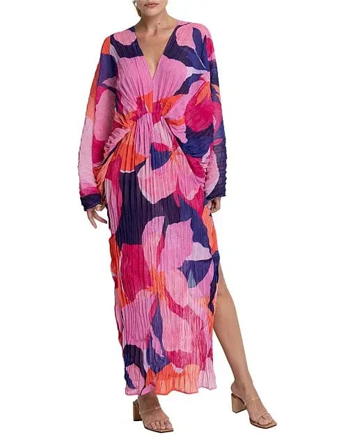 L'Idee De Luxe Long Sleeve Gown Capri Pink Size 6 / XS photo 4