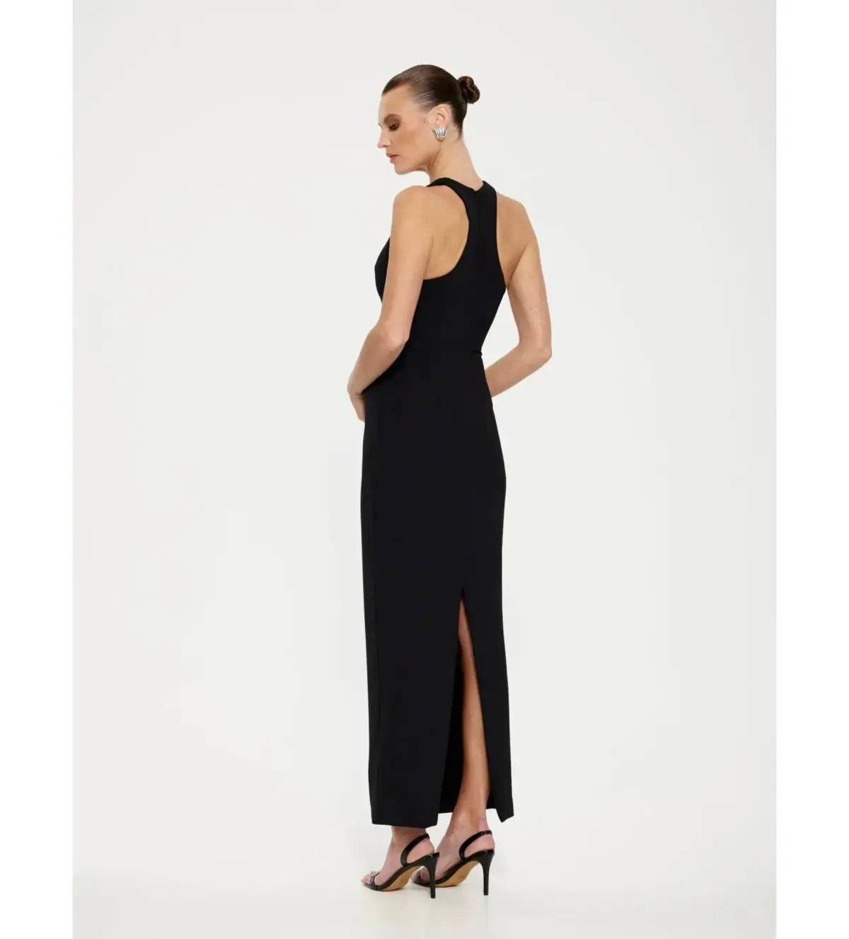 Effie Kats Black Eiza Gown in Black Size Large/ AU 12 photo 3