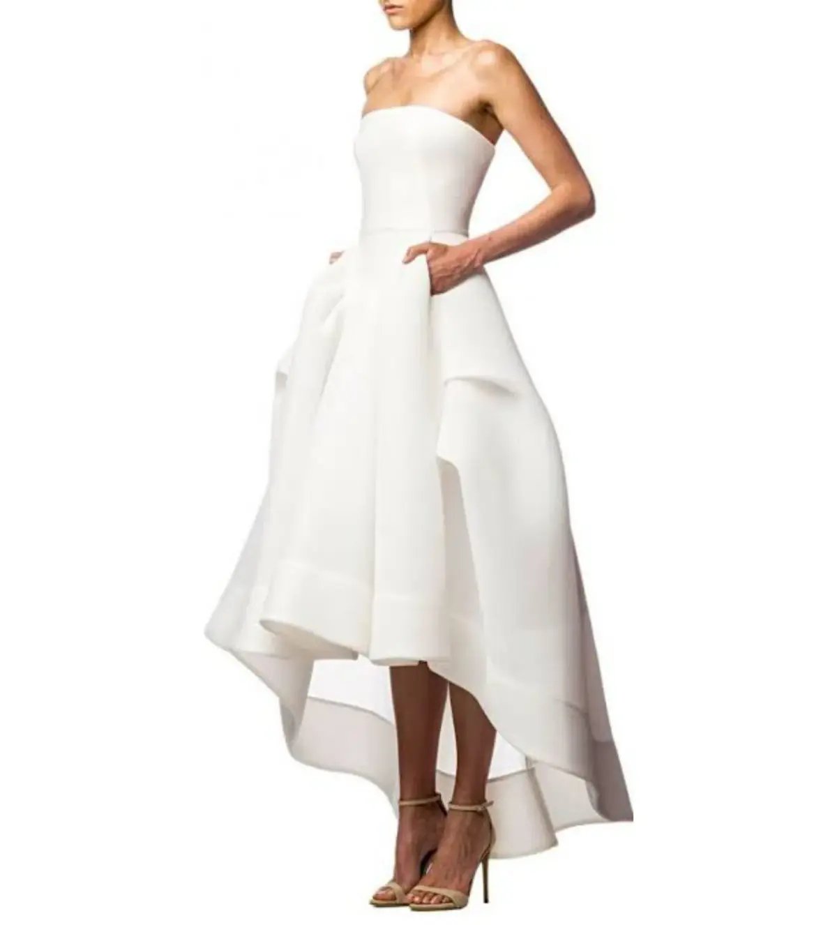 Maticevski Thorax Gown White Size AU 10 photo 2