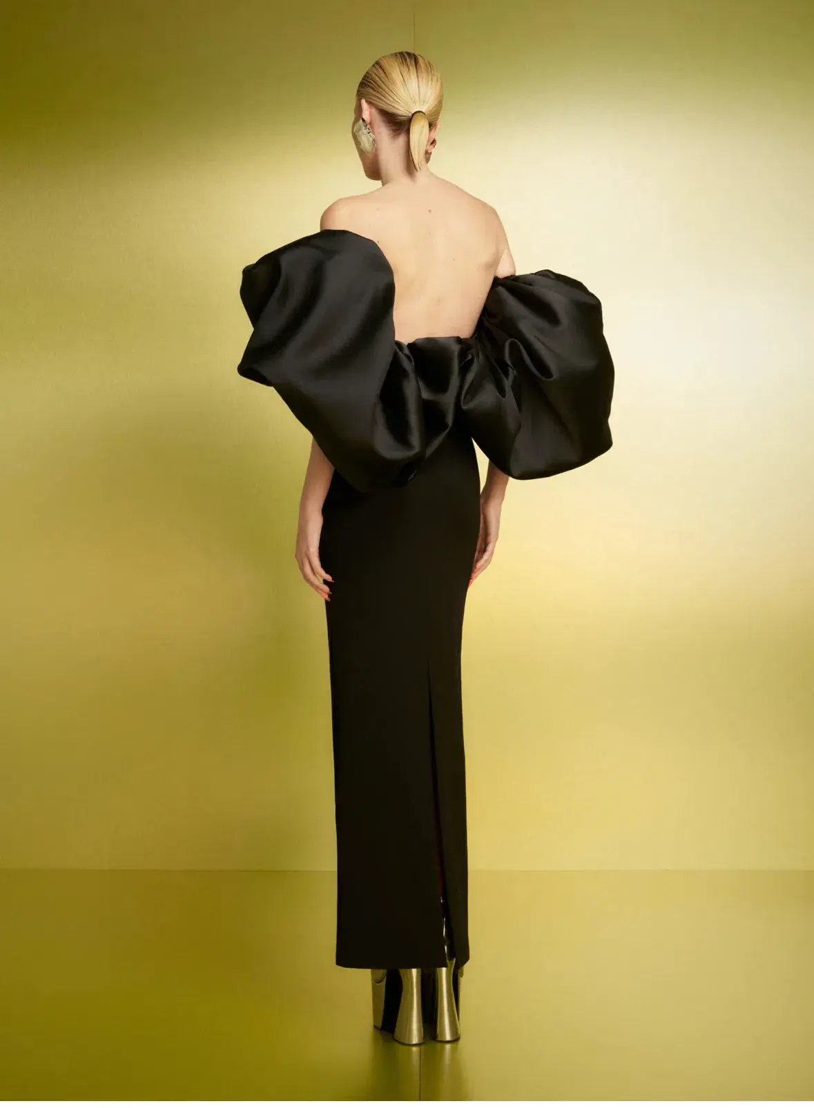 Solace London Pia Maxi Dress Gown Black Size 12 photo 3