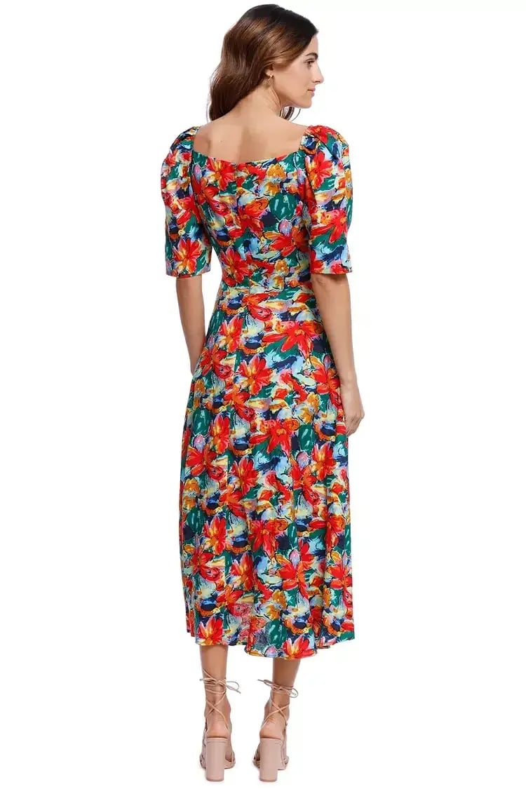 Elliatt Lexi Midi Dress Floral Size 14 photo 3