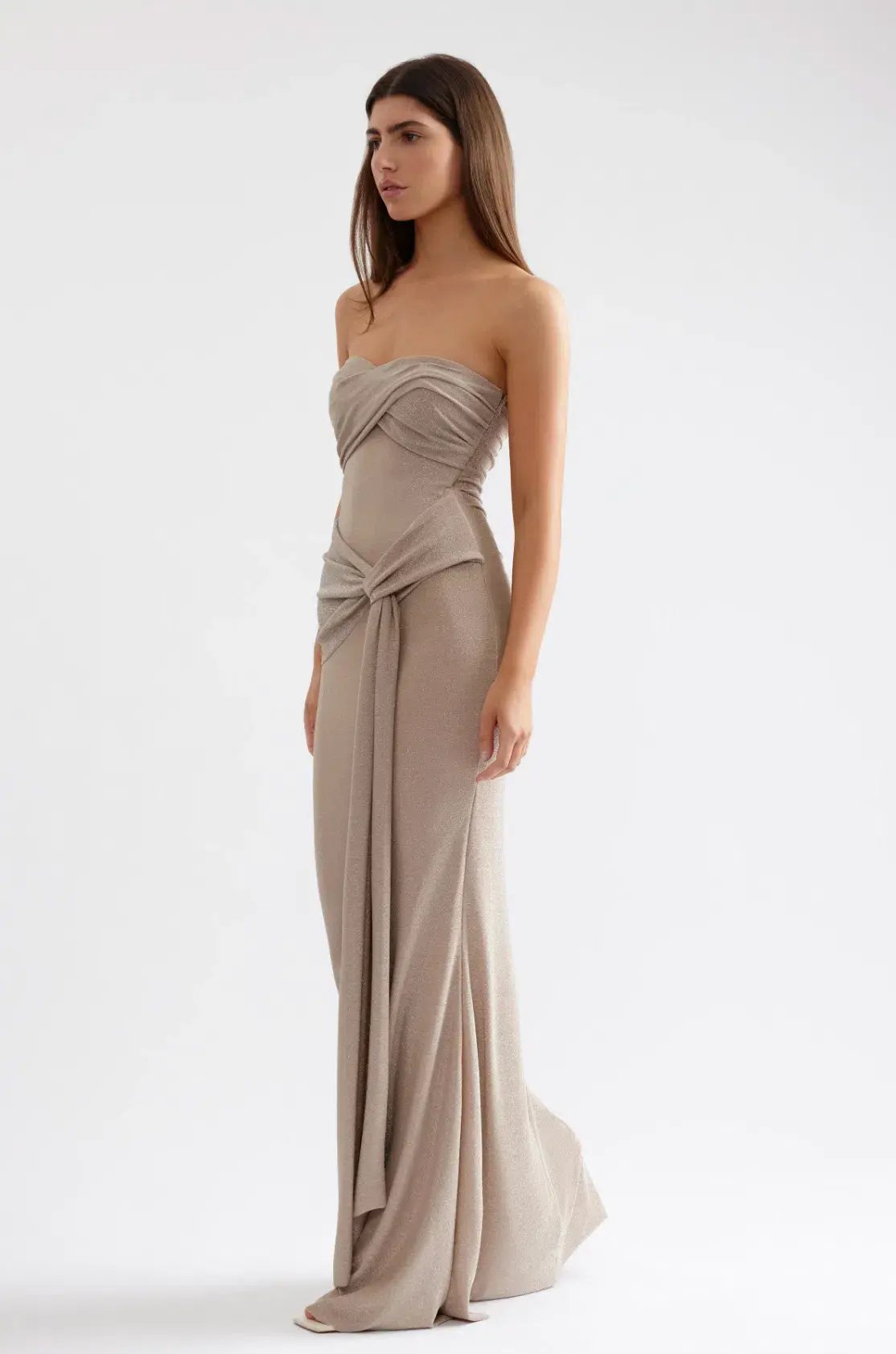 Lexi Clothing Tiffany Dress Champagne Size S - AU 8 photo 4