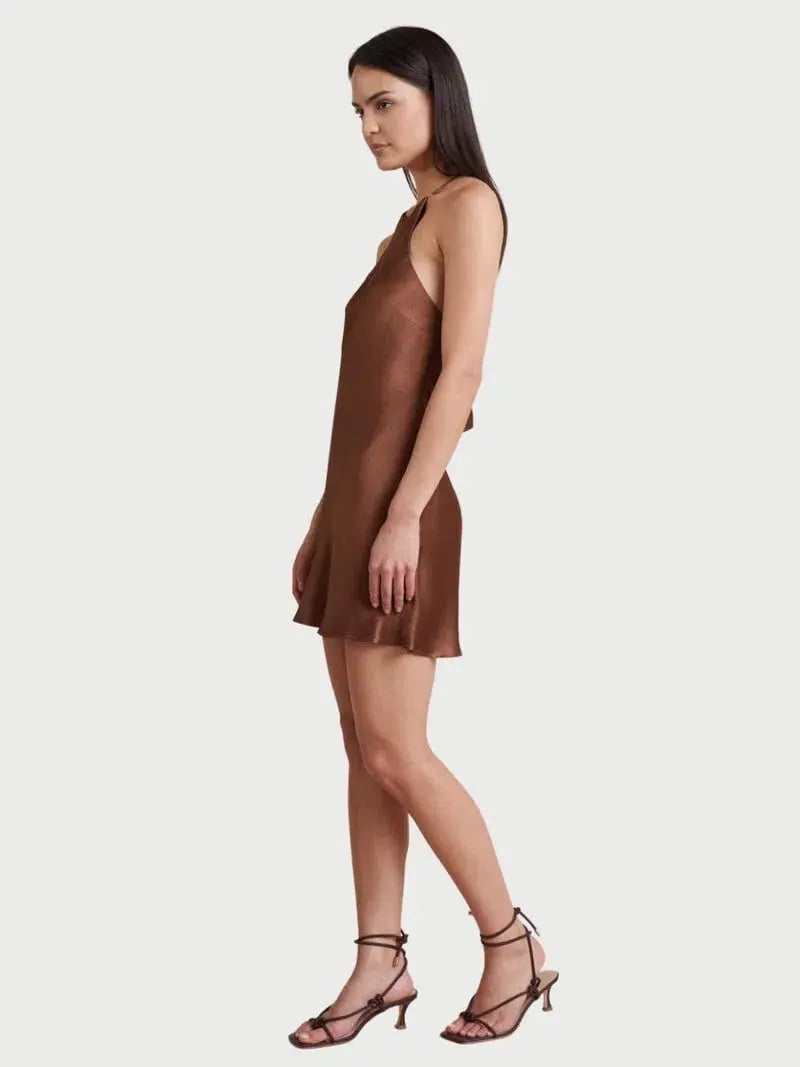 BEC & BRIDGE CHOCOLATE ANNIKA MINI DRESS - SIZE 10 AU/6 US (RRP $200) photo 2