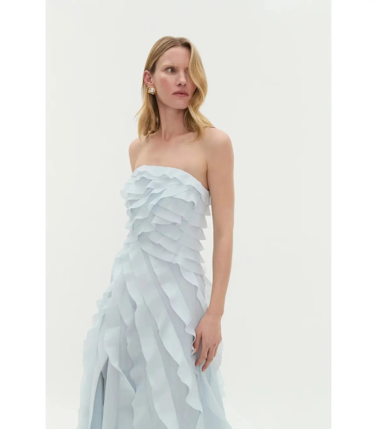 Aje Allairie Maxi Gown Pastel Blue Size AU 10 photo 4