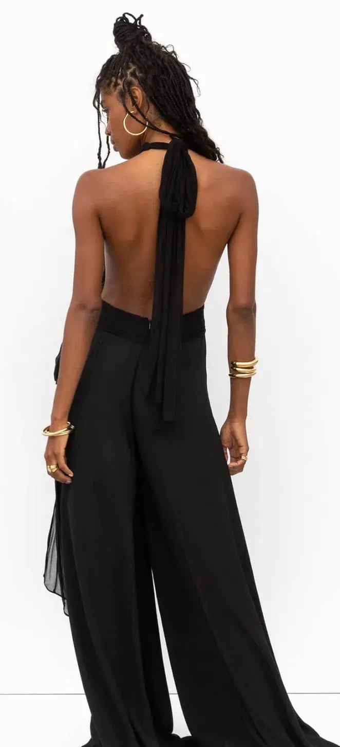Rat & Boa Montana Jumpsuit in Black Size L / AU 12 photo 5