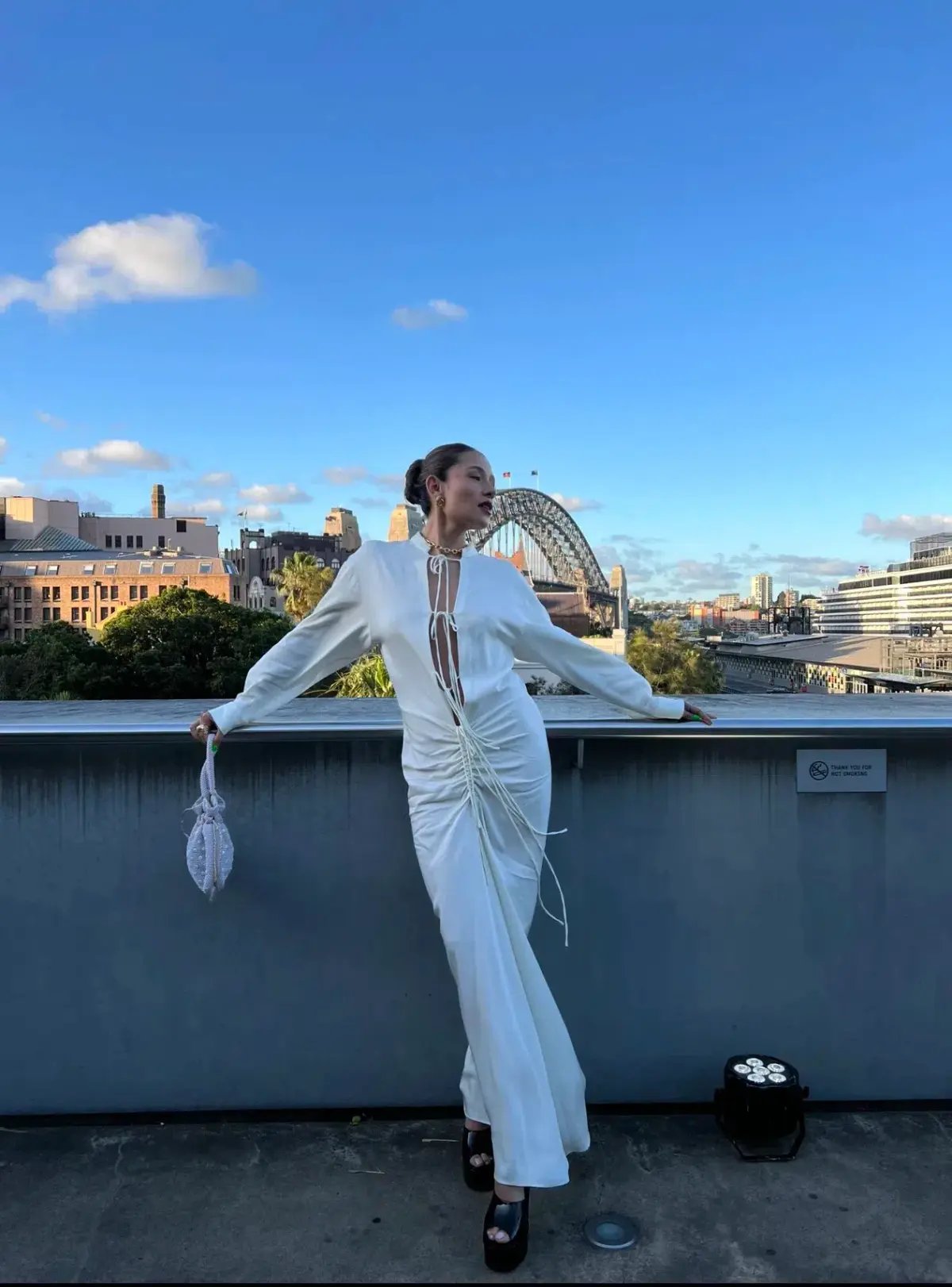 Christopher Esber Bertoia Long Sleeve Dress Mint Size 8 photo 5