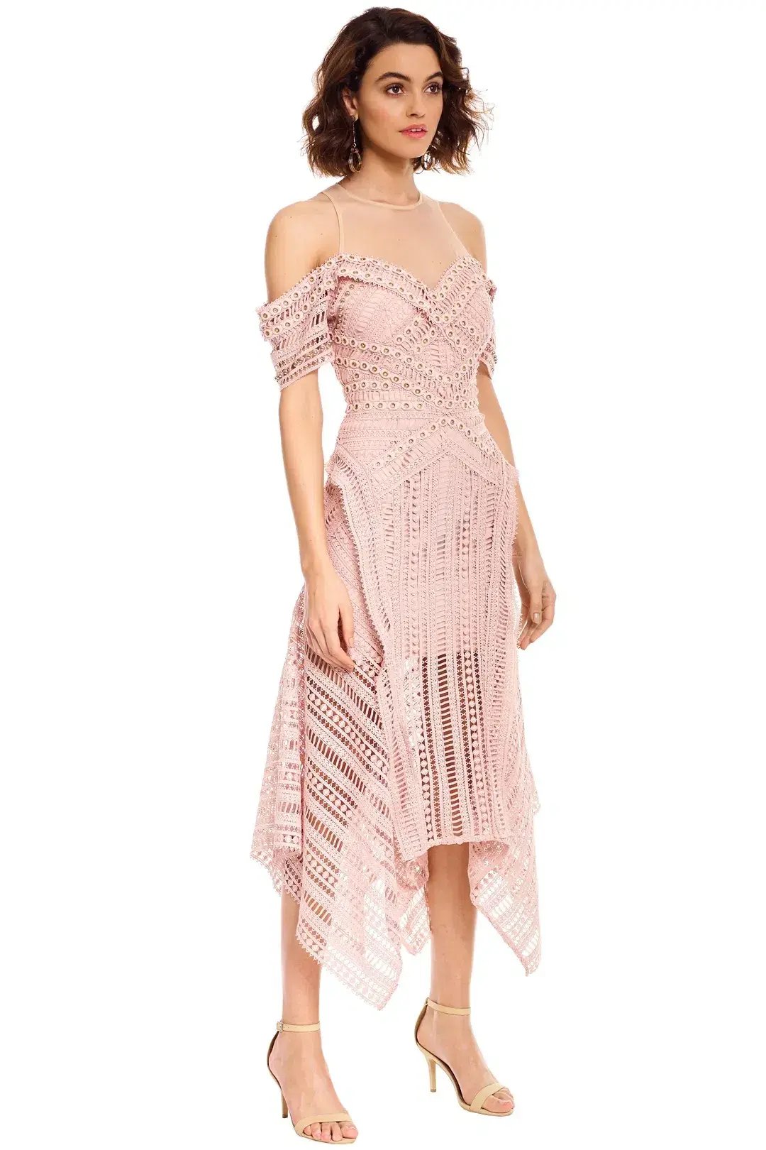 Thurley Sand Dune Dress in Nude Pink Size 10 photo 3
