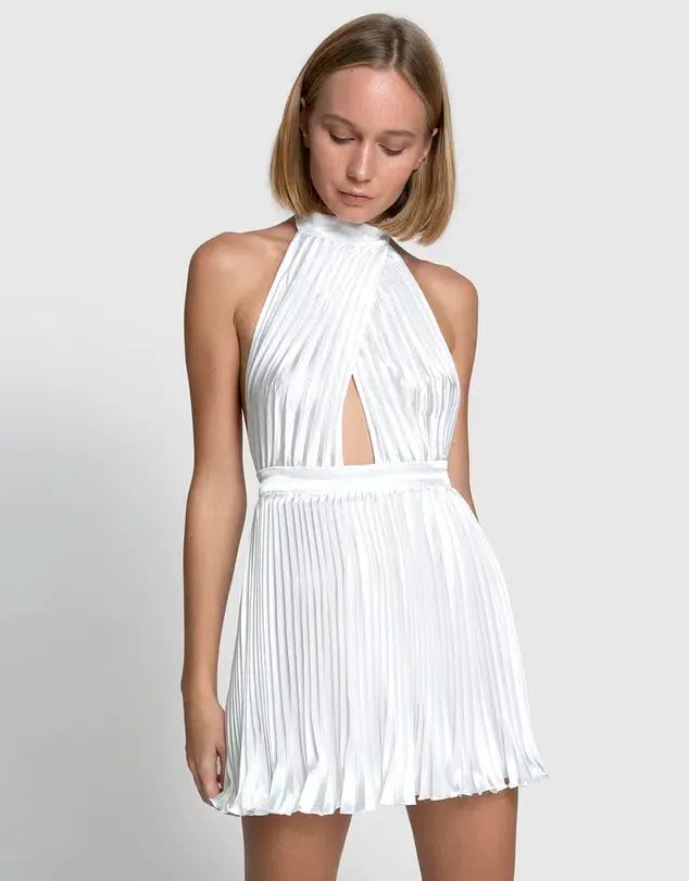 L'Idee Renaissance Mini Dress White Size 6 photo 2