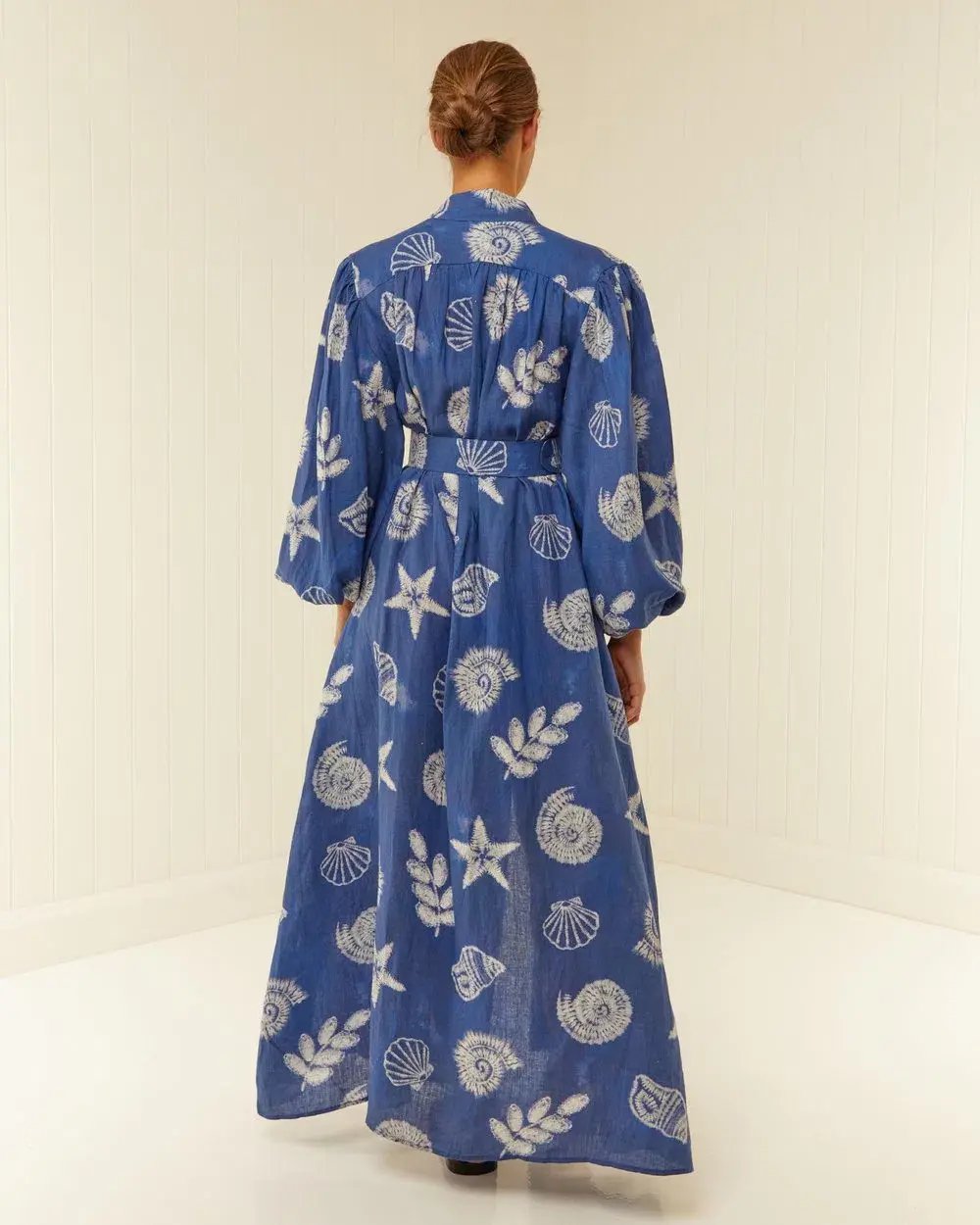 Palm Noosa Noddy Dress Blue Print Size 14 photo 2