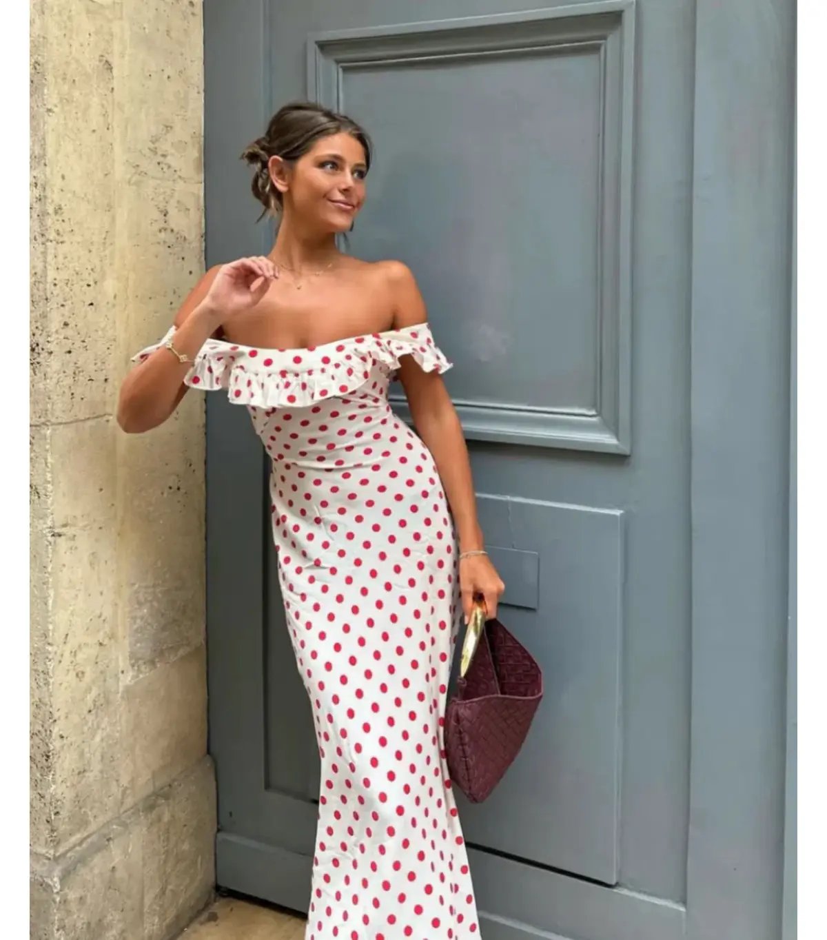 Realisation Par Claudia Maxi Dress Super Dot Size AU 10 photo 6