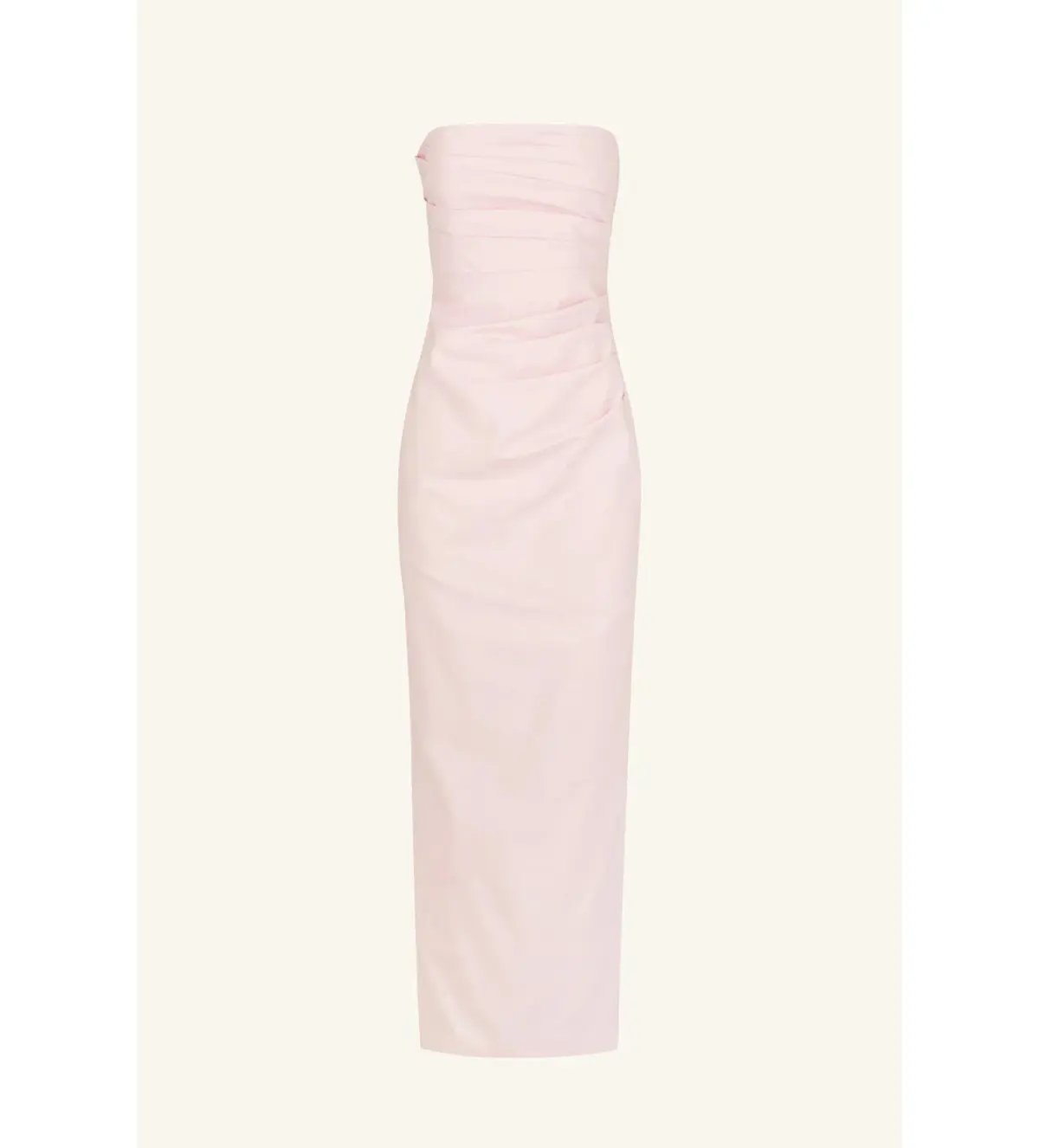 Shona Joy Lani Strapless Draped Maxi Dress Fairyfloss Size 10 photo 5