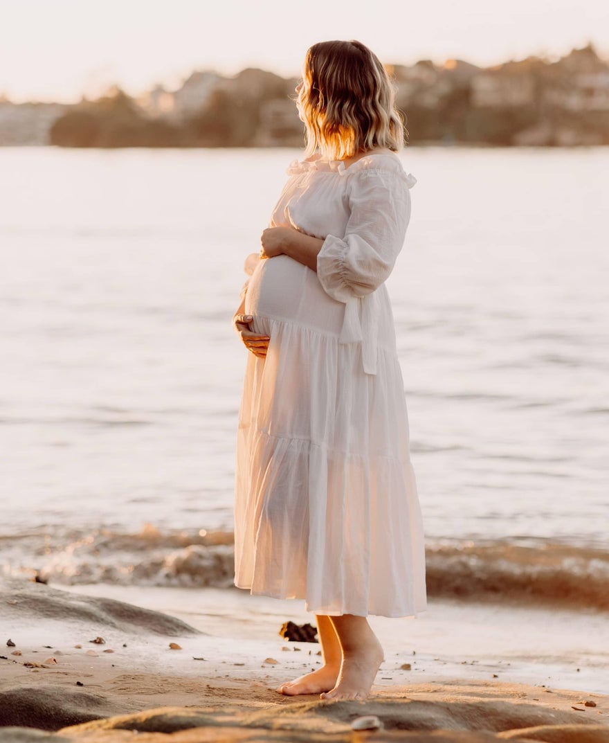Co & Ry Goldie Maxi Dress - White photo 4