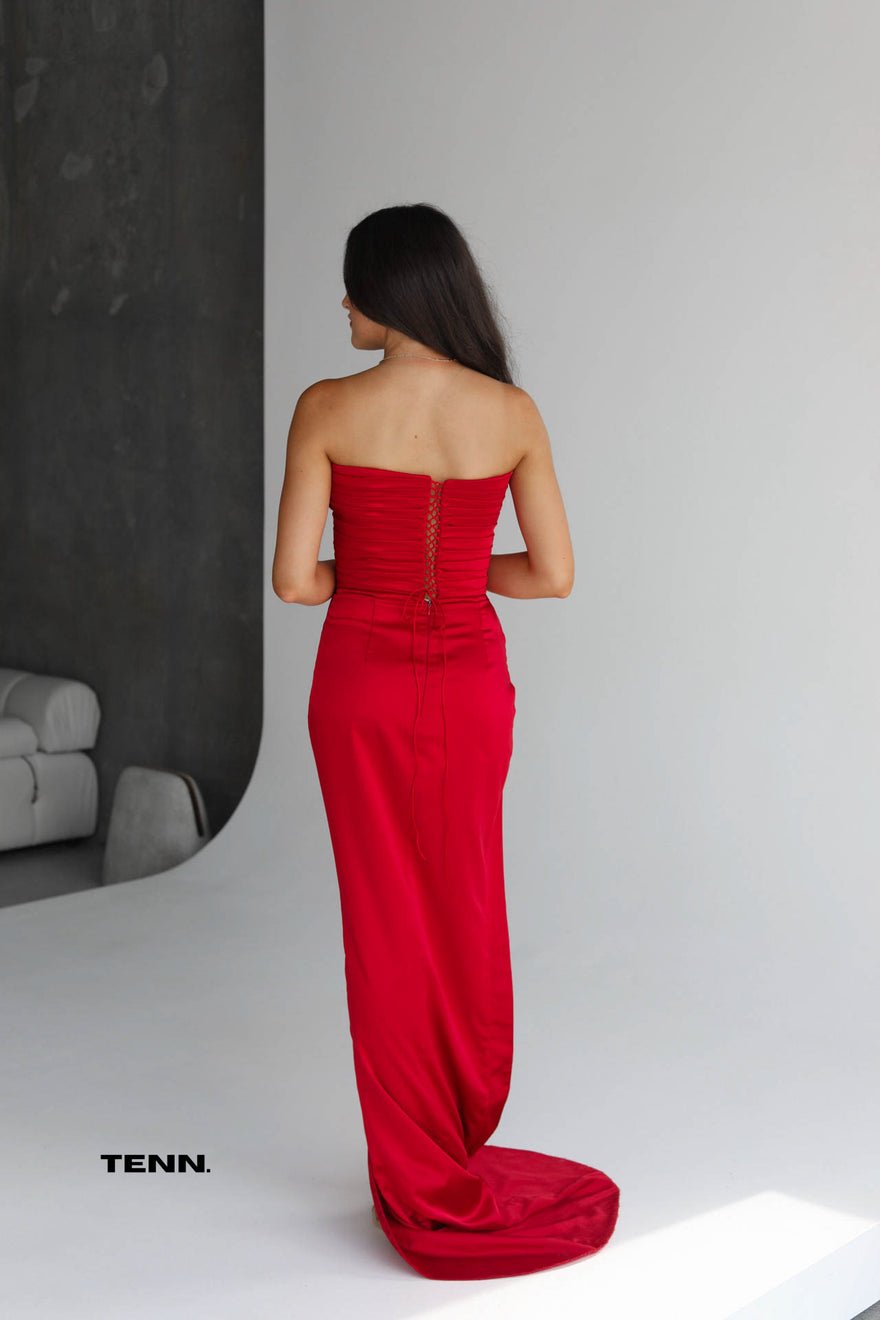 Lia Stublla Sofia Gown - red photo 2