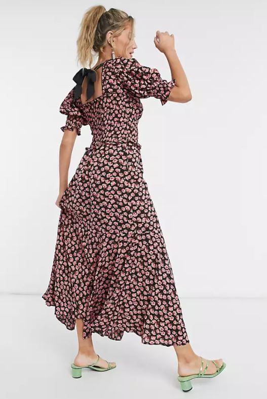 Sister Jane Maxi Floral Dress Print Size 10 photo 4