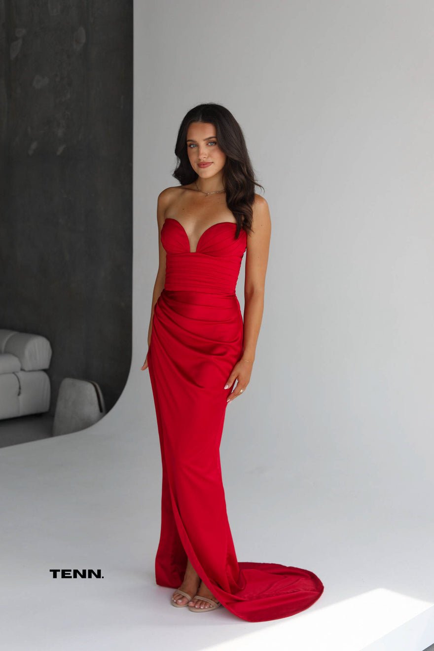 Lia Stublla Sofia Gown - red photo 3