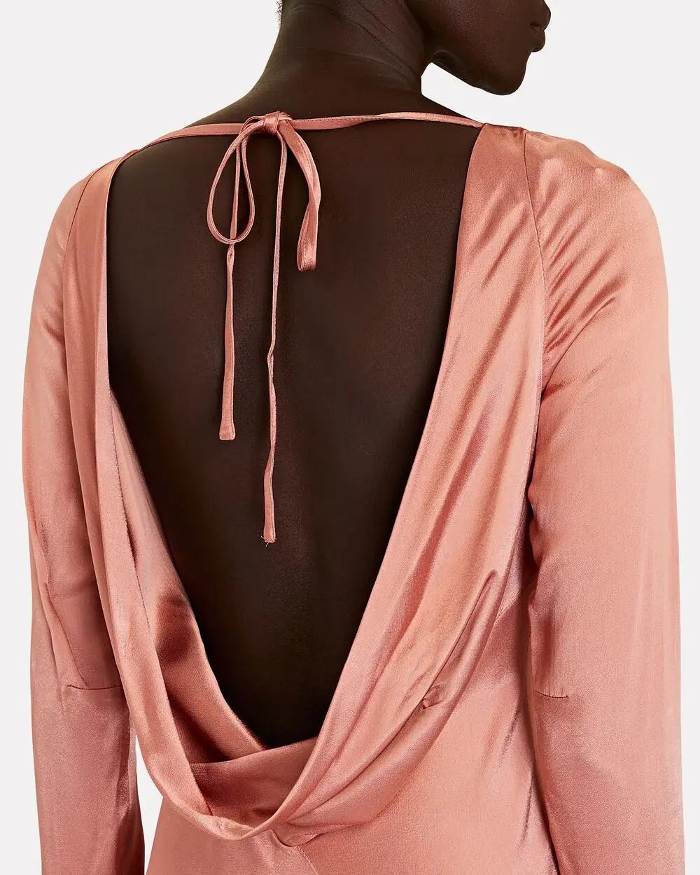 Shona Joy Eloise Backless Dress in Dust Pink Size 8 photo 2
