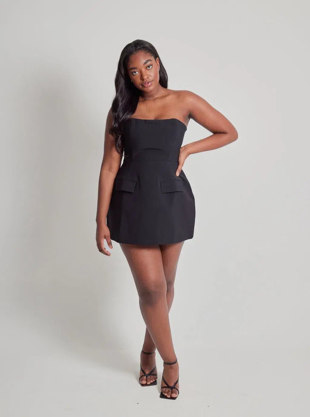 Odd Muse The Ultimate Muse Strapless Black Dress Black Size XS/ AU 6 photo 4
