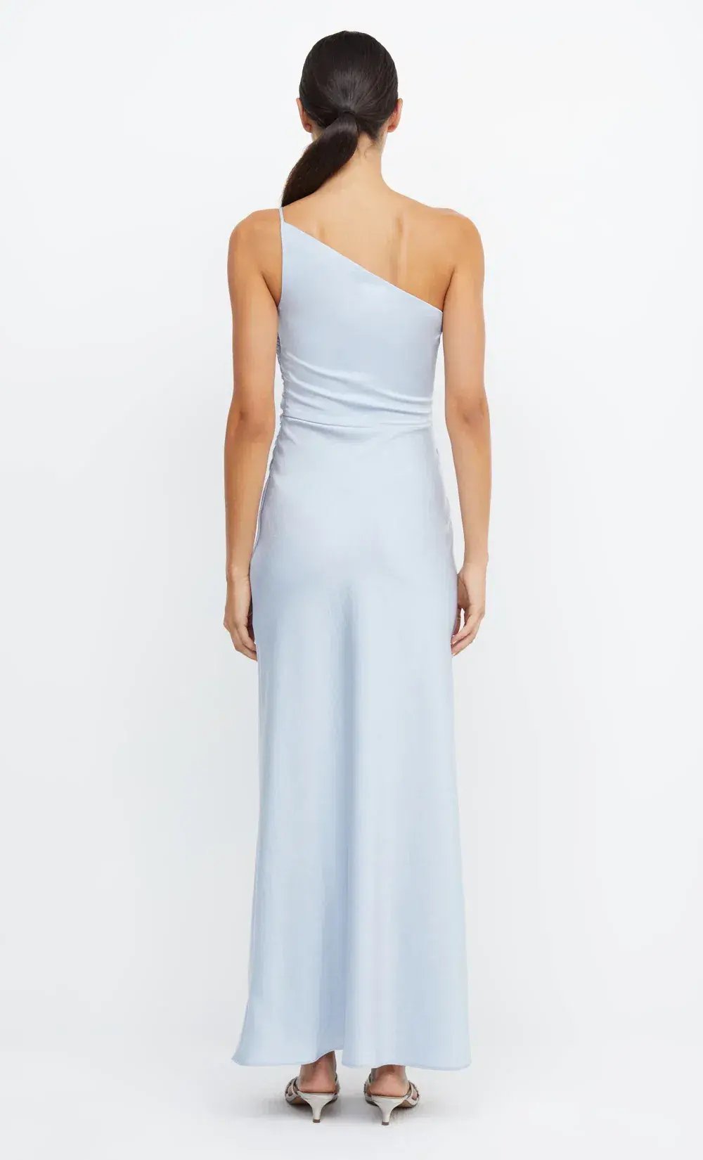 Bec & Bridge Eternity Asym Maxi Dress Dusty Blue Size 8 photo 2