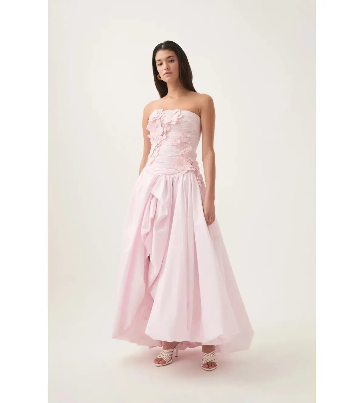 Aje Splendour Flower Gown Pastel Pink Size AU 10 photo 2