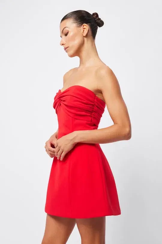 Mossman Bitter Mini Dress Red Size 12 photo 2