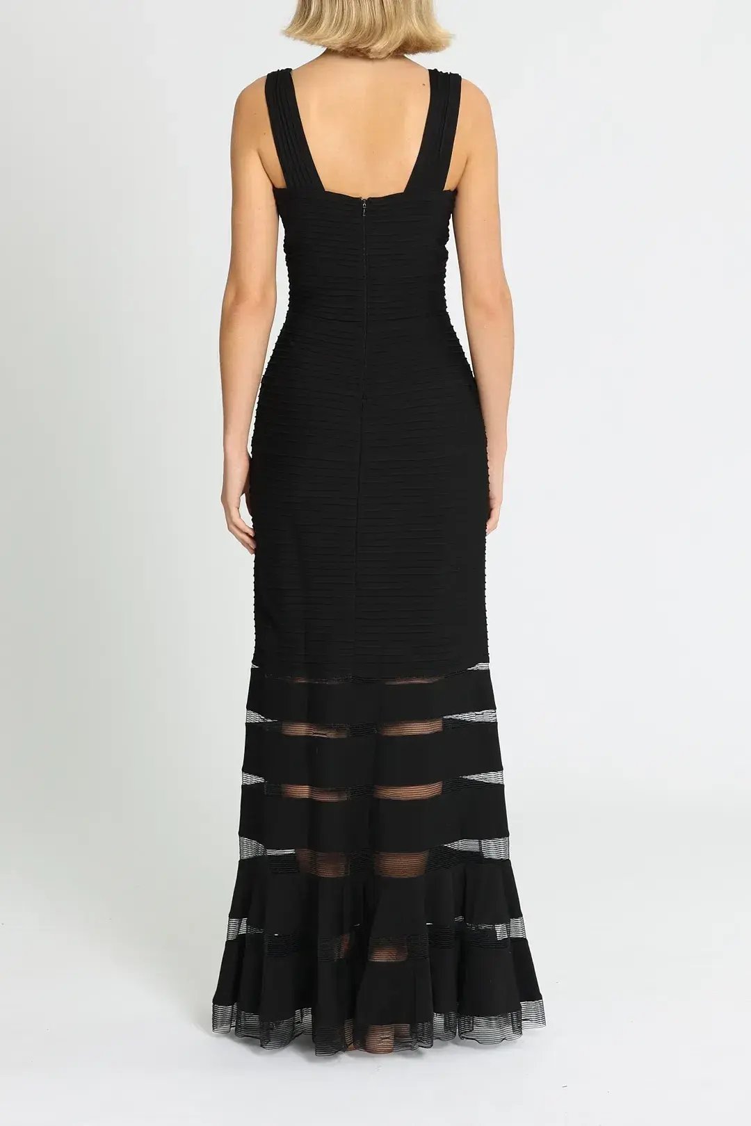 Tadashi Shoji Annika Dress in Black Size 8 photo 3
