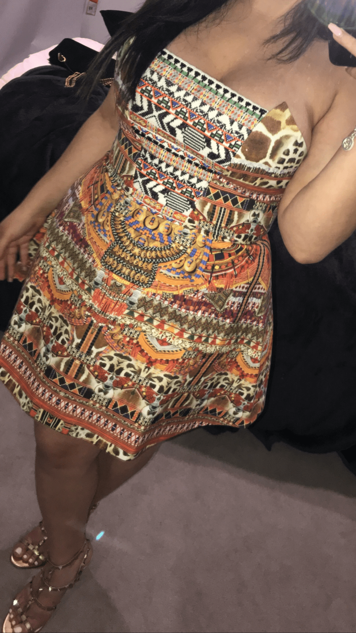 Camilla Maasai Mecca Embellished A-Line Strapless Dress photo 2