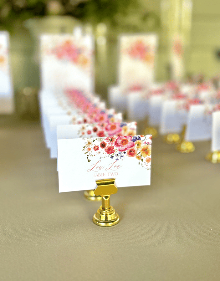 Metal Table Number or Placecard Holders photo 2
