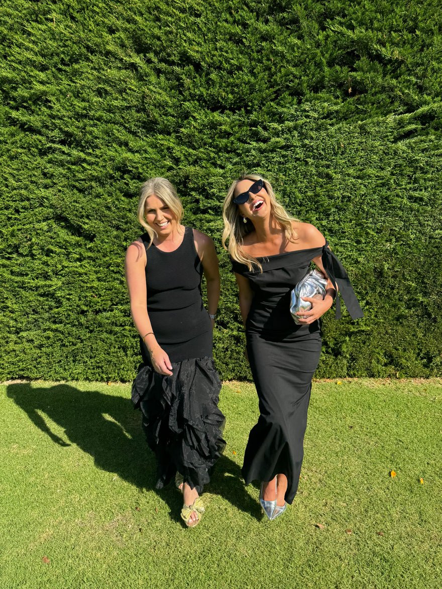 Aje Elations Knit Maxi Dress, Black photo 4