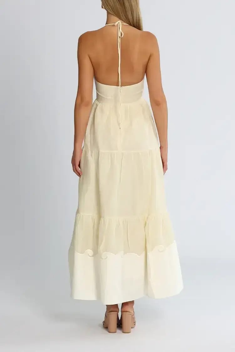 Alice McCall Marie Midi Dress in White Size 8 photo 3