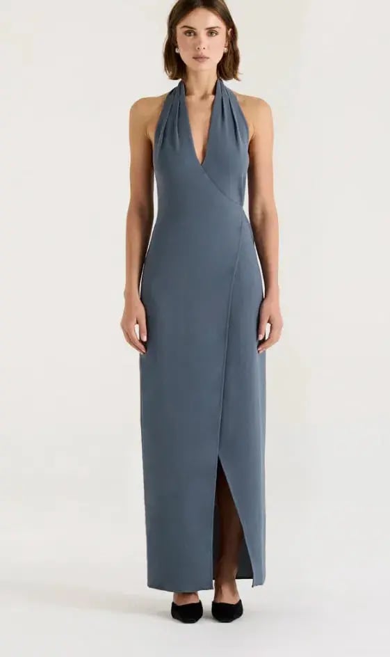 Henne Vida Dress Grey Size 8 photo 3