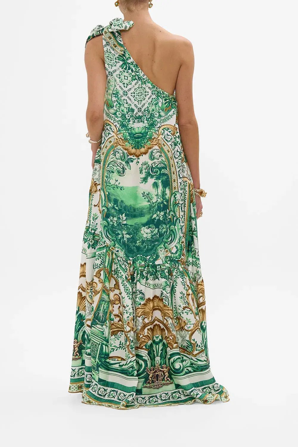 Camilla Tie One Shoulder Dress Corridor Of Calm Size AU 10 photo 2