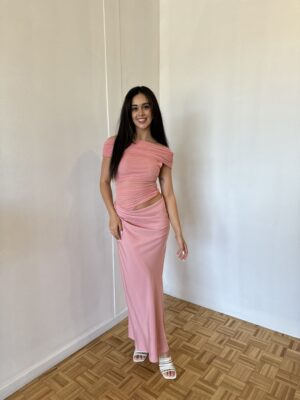 Benni Nico Off Shoulder Pink photo 7
