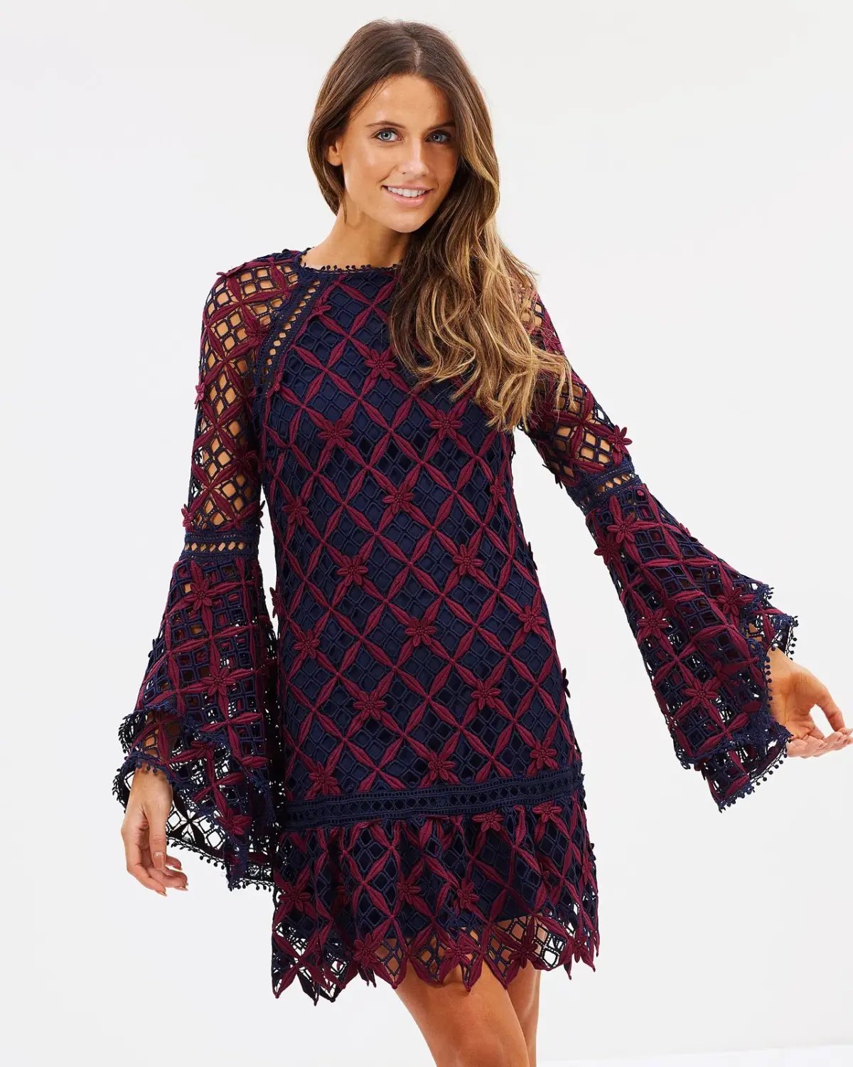 MOS The Label Dusk To Dawn Mini Dress Multi Size 8 photo 2