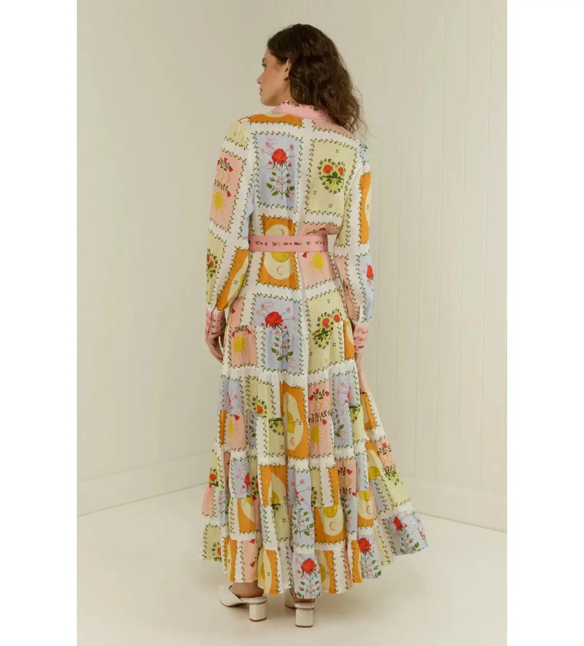 Palm Noosa Aria Dress in Siesta Tile Print Size AU 12 photo 4