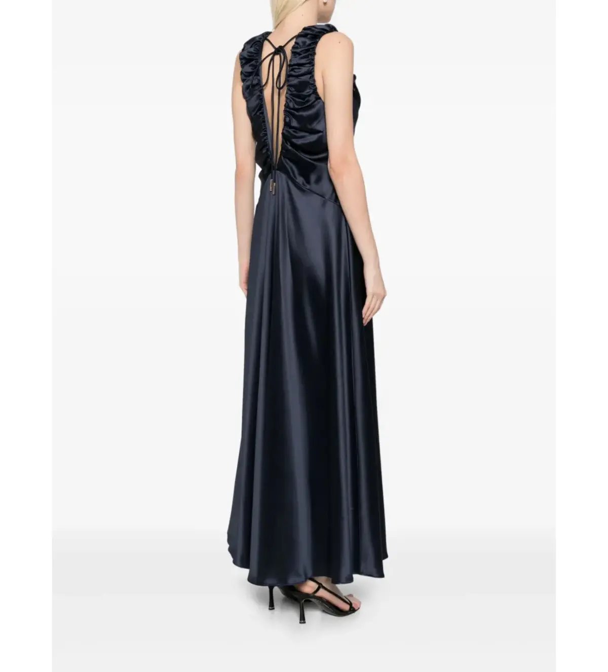 Acler Patterson Maxi Dress Navy Size 8 photo 4